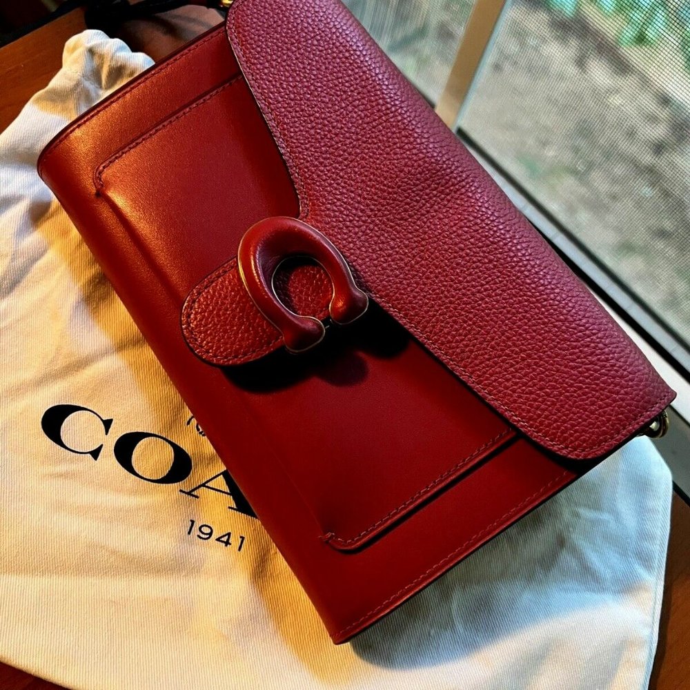 Coach Tabby Chain Clutch crossbody/ Rose